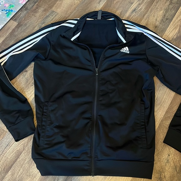 Adidas ESSENTIALS WARM-UP 3-STRIPES TRACK JACKET - Picture 1 of 6